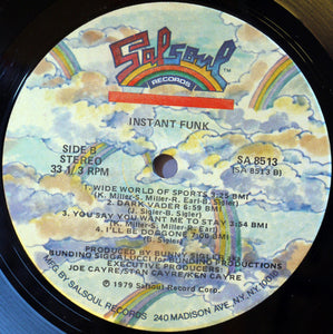 Instant Funk : Instant Funk (LP, Album, Ind)