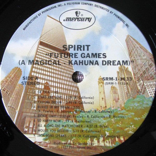 Spirit (8) : Future Games (A Magical-Kahauna Dream) (LP, Album)