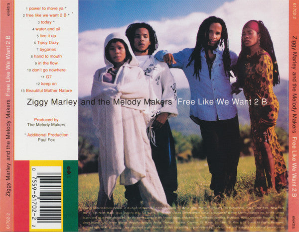 Ziggy Marley And The Melody Makers : Free Like We Want 2 B (CD, Album)