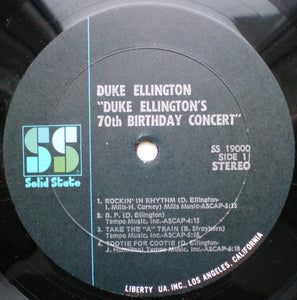 Duke Ellington : Duke Ellington's 70th Birthday Concert (2xLP, Album, Ltd, All)