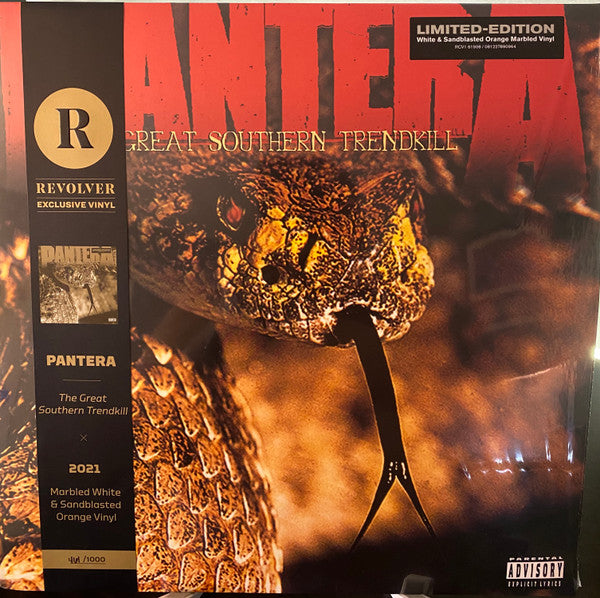 Pantera : The Great Southern Trendkill (LP, Album, Ltd, Num, RE, Whi)