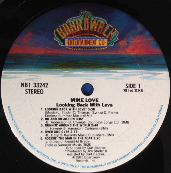 Mike Love : Looking Back With Love (LP, Album, San)