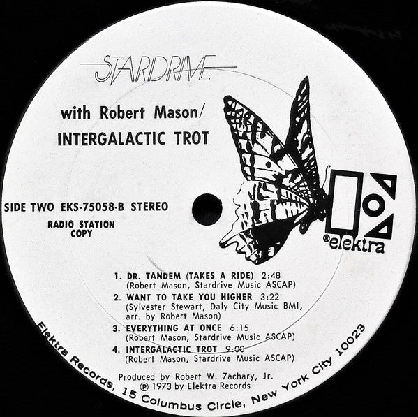 Stardrive With Robert Mason (6) : Intergalactic Trot (LP, Album, Promo)