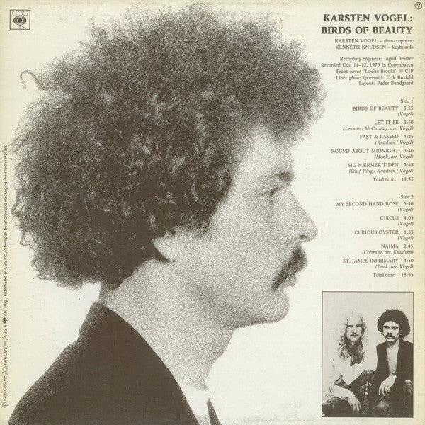 Karsten Vogel : Birds Of Beauty (LP, Album)