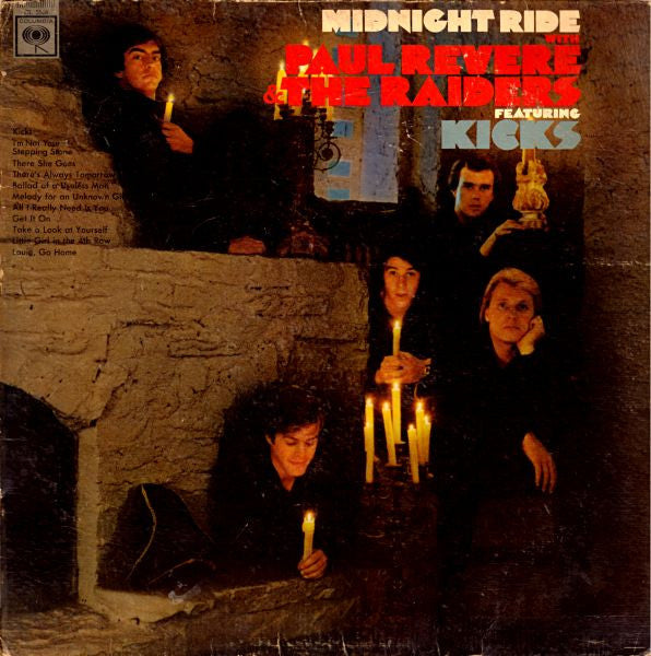 Paul Revere & The Raiders : Midnight Ride (LP, Album, Mono, Pit)
