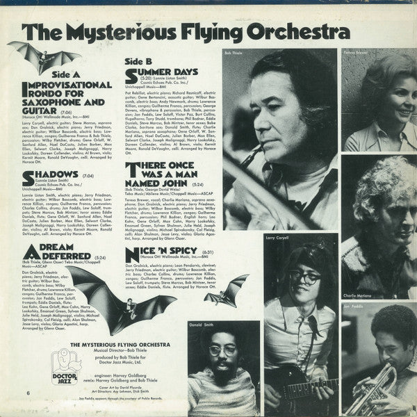 The Mysterious Flying Orchestra : The Mysterious Flying Orchestra (LP, Album, Gat)