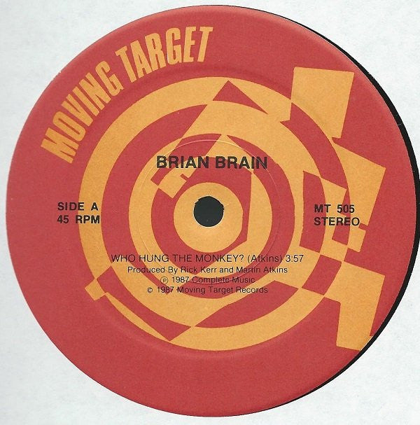 Brian Brain : Who Hung The Monkey? (12", Single)