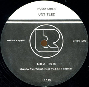 Homo Liber : Untitled (LP, Album)