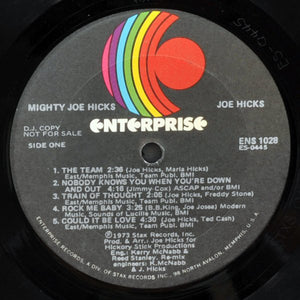 Joe Hicks : Mighty Joe Hicks (LP, Album, Promo)