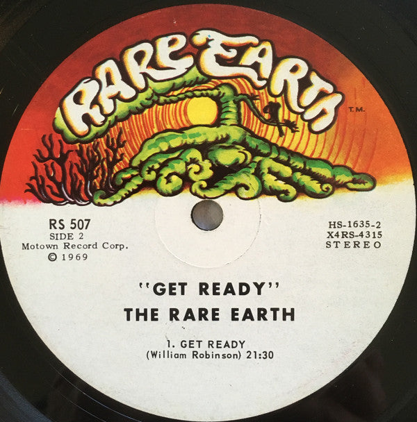 Rare Earth : Get Ready (LP, Album, Die)
