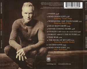 Sting : Sacred Love (CD, Album)