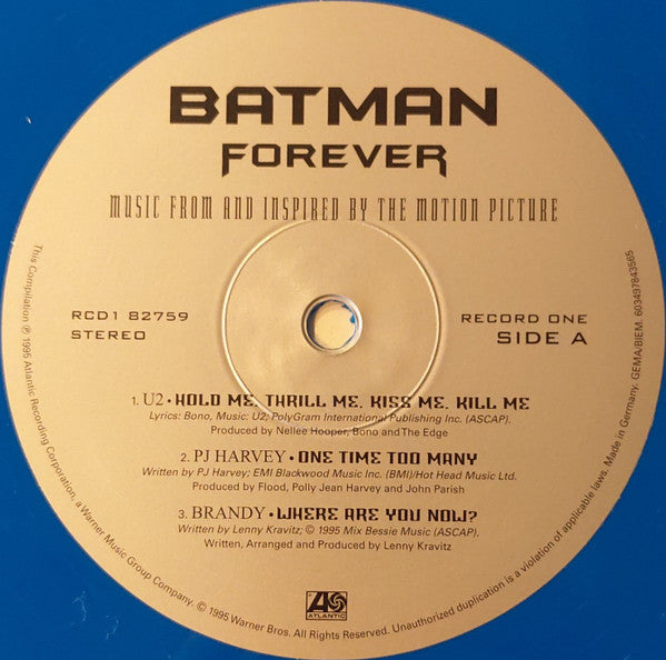 Various : Batman Forever (Music From And Inspired By The Motion Picture) (2xLP, Album, Ltd, RE, Blu)