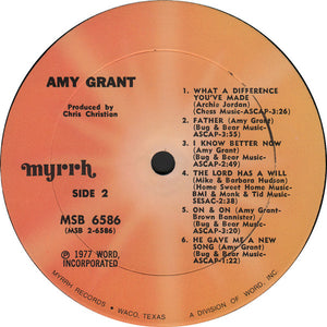 Amy Grant : Amy Grant (LP, Album)