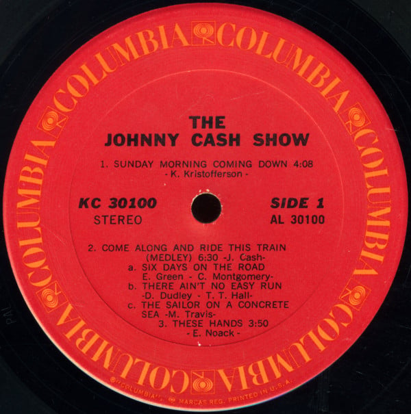 Johnny Cash : The Johnny Cash Show (LP, Album, Pit)