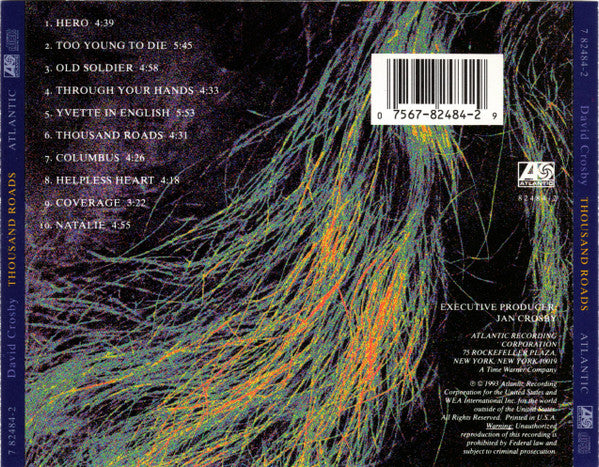 David Crosby : Thousand Roads (CD, Album)