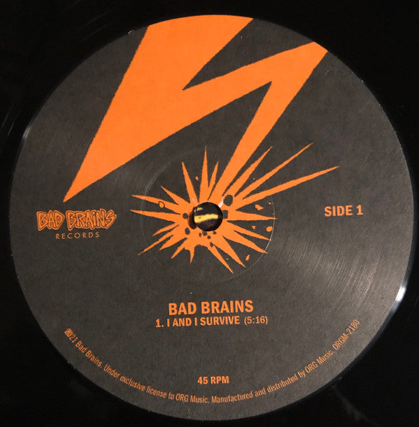 Bad Brains : I And I Survive  (12", EP, RE, RM)