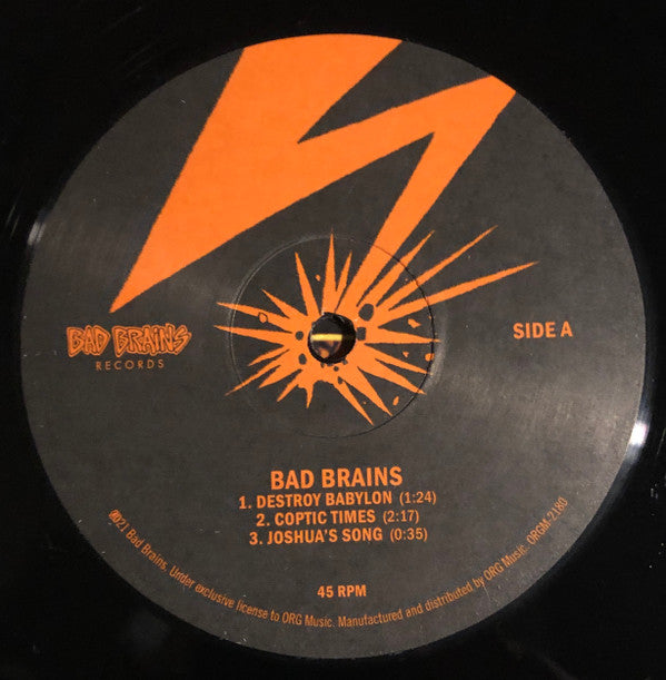 Bad Brains : I And I Survive  (12", EP, RE, RM)
