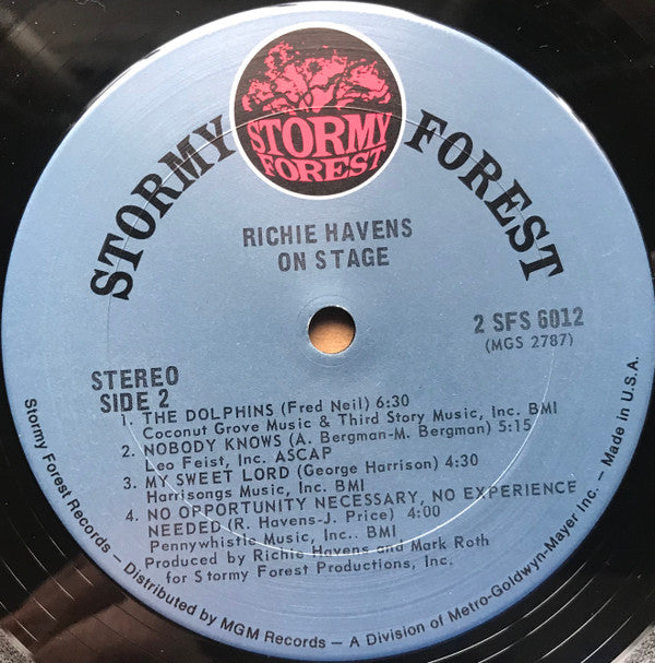Richie Havens : On Stage (2xLP, Album, Gat)