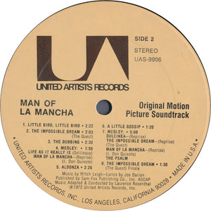 Mitch Leigh, Joe Darion / Peter O'Toole (2), Sophia Loren And James Coco : Man Of La Mancha (Original Motion Picture Soundtrack) (LP, Album)