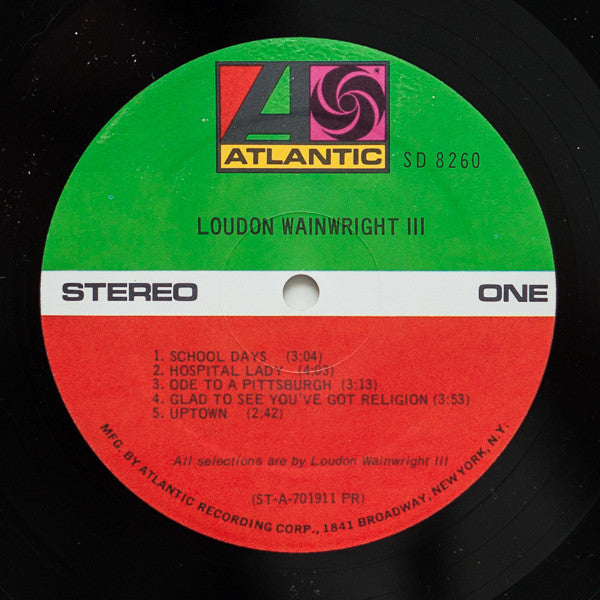 Loudon Wainwright III : Loudon Wainwright III (LP, Album, Pre)