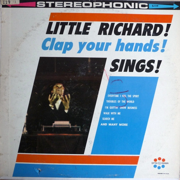 Little Richard : Little Richard! Clap Your Hands! Sings! (LP, Comp, RE)