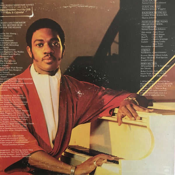 Used LP - Samuel Jonathan Johnson - My Music (LP, Album, Promo) (Near Mint  (NM or M-))