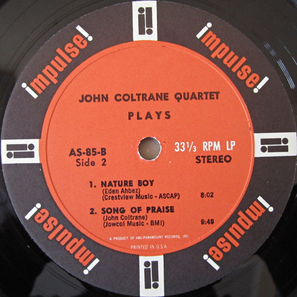 The John Coltrane Quartet : The John Coltrane Quartet Plays (LP, Album, Gat)