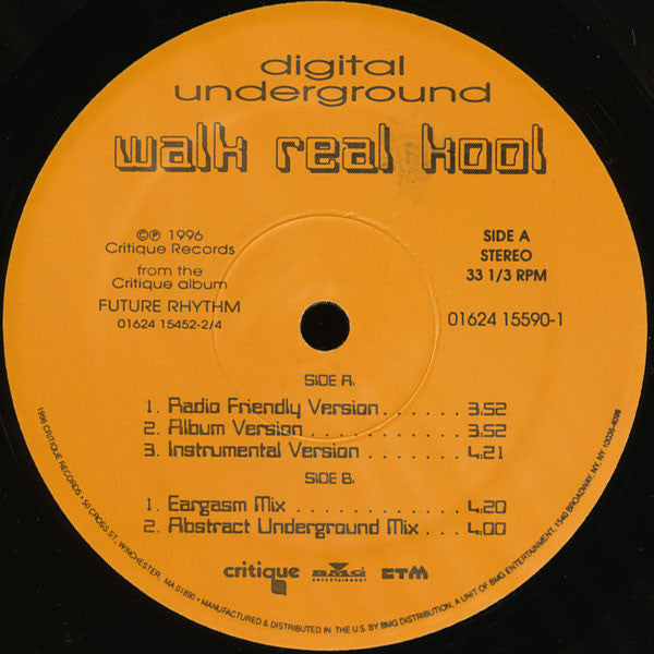 Digital Underground : Walk Real Kool (12")