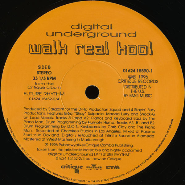 Digital Underground : Walk Real Kool (12")