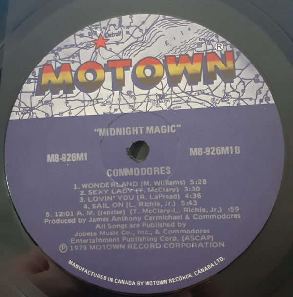 Commodores : Midnight Magic (LP, Album)