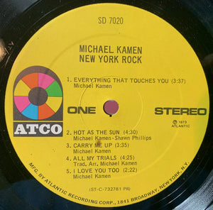Michael Kamen • New York Rock* : New York Rock (LP, Album, PR )