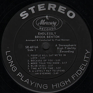 Brook Benton : Endlessly (LP, Album)
