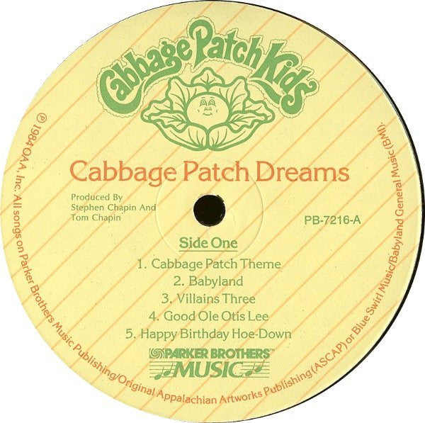Cabbage Patch Kids : Cabbage Patch Dreams (LP, Album)