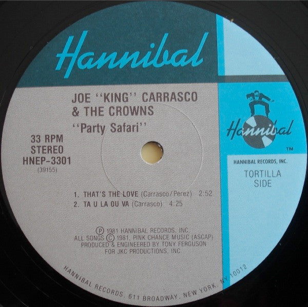 Joe King Carrasco And The Crowns* : Party Safari (12", EP)