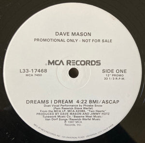 Dave Mason : Dreams I Dream (12", Single, Promo)
