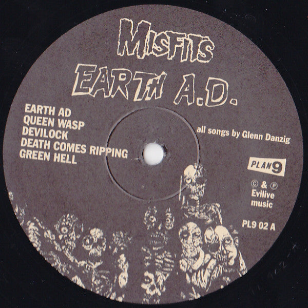 Misfits : Earth A.D. / Wolfs Blood (LP, Album, M/Print, RP)