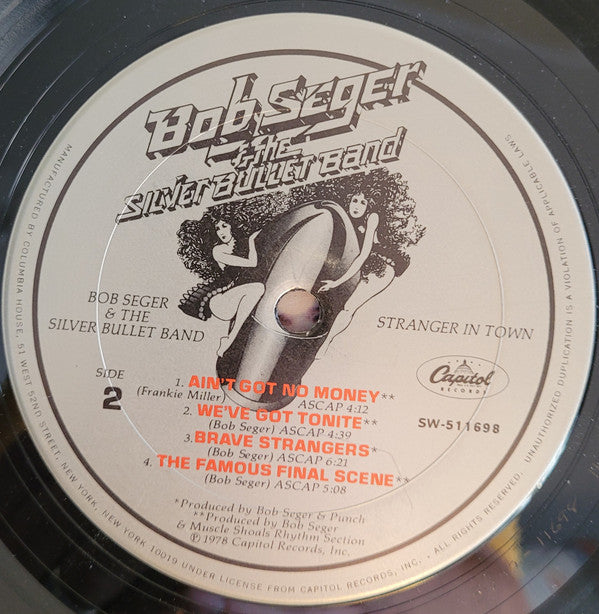 Bob Seger & The Silver Bullet Band* : Stranger In Town (LP, Album, Club, San)