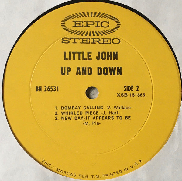 Little John (7) : Up And Down (LP, Album)