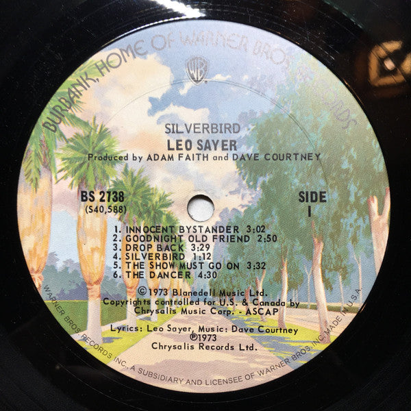 Leo Sayer : Silverbird (LP, Album, Pit)