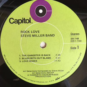 Steve Miller Band : Rock Love (LP, Album, Los)