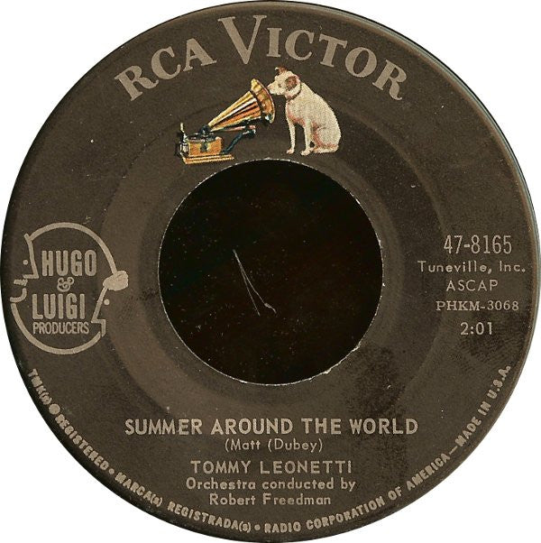Tommy Leonetti : A Girl Named Tamiko / Summer Around The World (7")