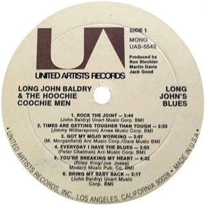 Long John Baldry And The Hoochie Coochie Men : Long John's Blues (LP, Album, Mono, RE, RM, Gat)