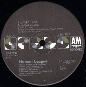Human League* : Human (12", Single)