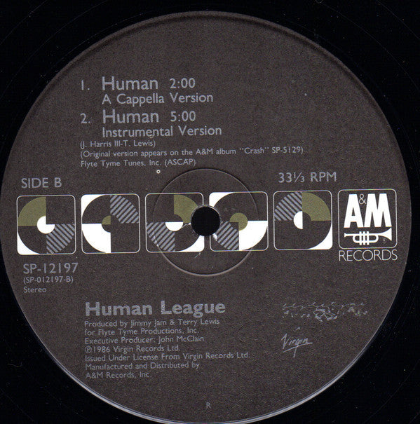 Human League* : Human (12", Single)