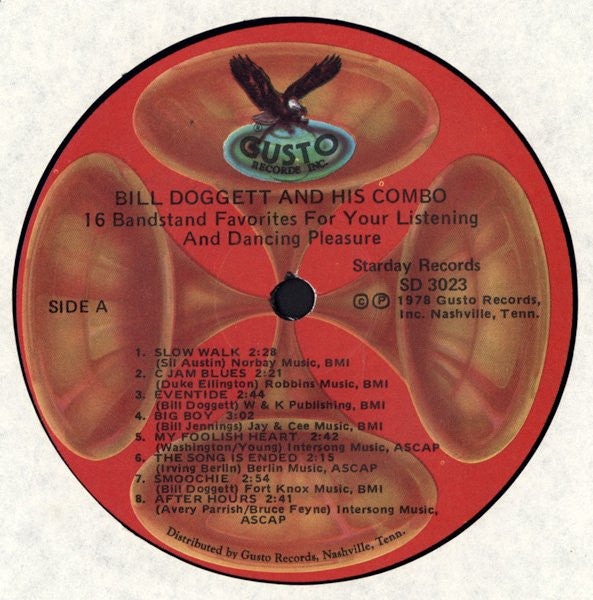 Bill Doggett And His Combo* : 16 Bandstand Favorites (LP, Comp)