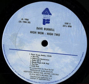 Dave Burrell : High Won - High Two (2xLP, Album)