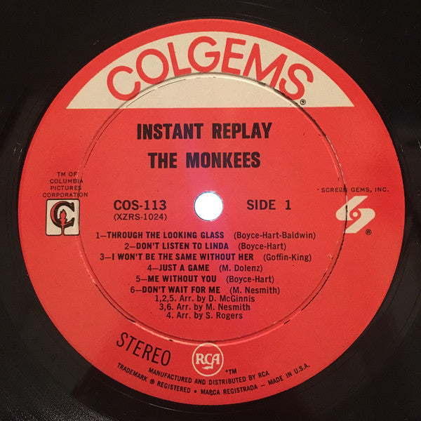 The Monkees : Instant Replay (LP, Album, Roc)