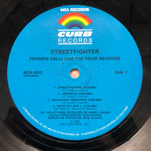 Frankie Valli And The Four Seasons : Streetfighter (LP, Album, Pin)