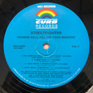 Frankie Valli And The Four Seasons : Streetfighter (LP, Album, Pin)