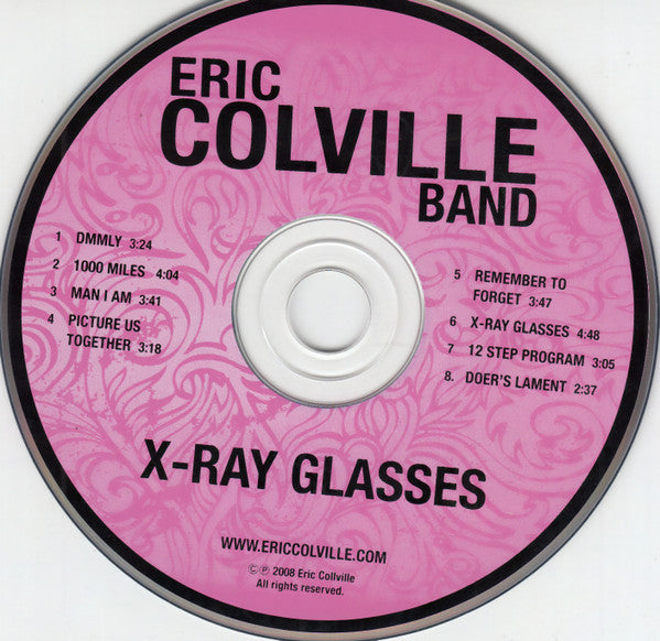 Eric Colville Band : X-Ray Glasses (CD)
